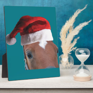 Weihnachtspferd Fotoplatte
