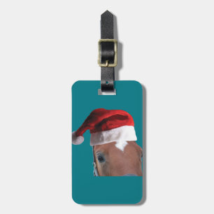 Weihnachtspferd Gepäckanhänger