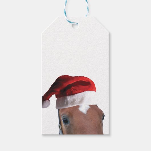 Weihnachtspferd Geschenkanhänger (Vorderseite)