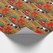 Weihnachtspferd Geschenkpapier (Ecke)