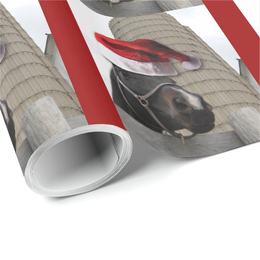 Weihnachtspferd Geschenkpapier (Rolleneckpunkt)