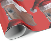 Weihnachtspferd Geschenkpapier (Rolleneckpunkt)