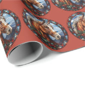 Weihnachtspferd Geschenkpapier (Rolleneckpunkt)