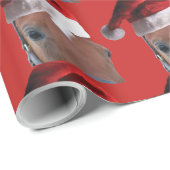 Weihnachtspferd Geschenkpapier (Rolleneckpunkt)
