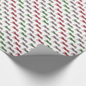 Weihnachtspferd Geschenkpapier (Ecke)