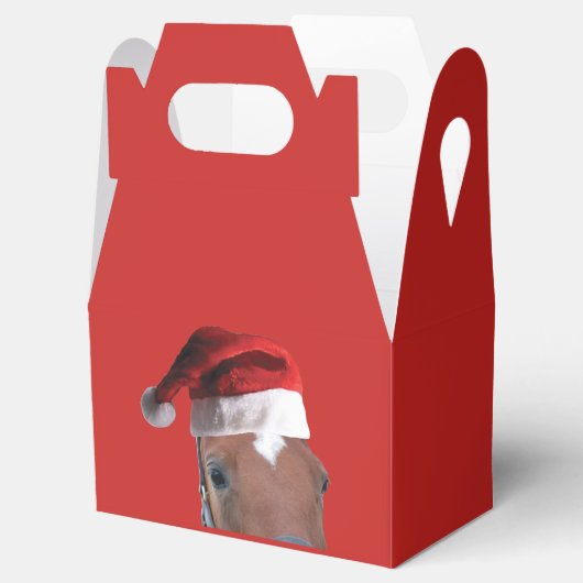Weihnachtspferd Geschenkschachtel (Geöffnet)