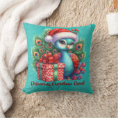 Weihnachtspferd in der Weihnachtsmannmütze Gönnt F Kissen (Decke)