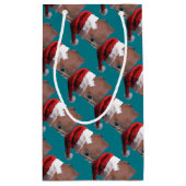 Weihnachtspferd Kleine Geschenktüte (Rückseite)