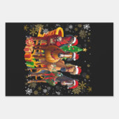 Weihnachtspferd Lover Geschenkpapier Set (Vorderseite 3)