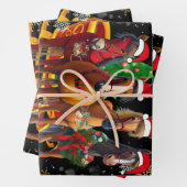 Weihnachtspferd Lover Geschenkpapier Set (Beispiel)