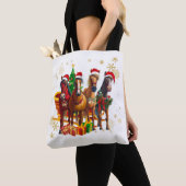 Weihnachtspferd Lover Tasche (Von Nahem)