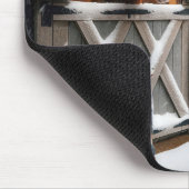 Weihnachtspferd mit Baum Mousepad (Ecke)