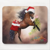 Weihnachtspferd Mousepad (Vorne)