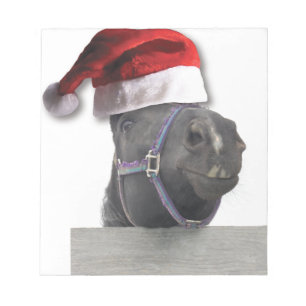 Weihnachtspferd Notizblock