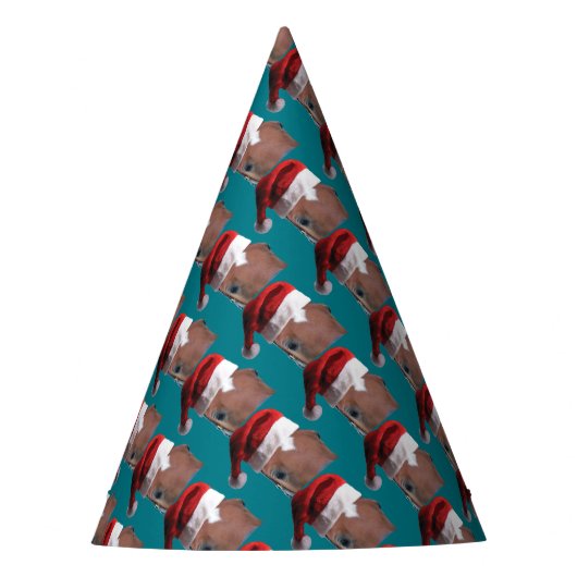 Weihnachtspferd Partyhütchen (Vorderseite)