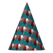 Weihnachtspferd Partyhütchen (Links)