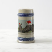 Weihnachtspferd & Pony Bierglas (Mittel)