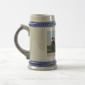 Weihnachtspferd & Pony Bierglas (Links)