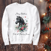 Weihnachtspferd Reittier Sweatshirt