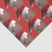 Weihnachtspferd Seidenpapier (Detail)
