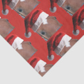 Weihnachtspferd Seidenpapier (Ausschnitt)