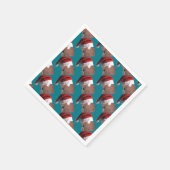 Weihnachtspferd Serviette (Ecke)