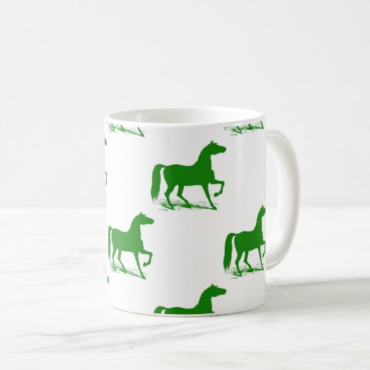 Weihnachtspferd-Tasse Kaffeetasse (VorderseiteRechts)