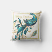 Weihnachtspferd und Feather Kissen (Vorderseite)