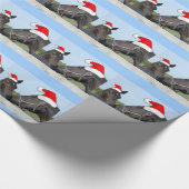 Weihnachtspferd und Pony Geschenkpapier (Ecke)