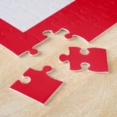 Weihnachtspferd und Weihnachtsmann Puzzle (Seite)