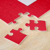 Weihnachtspferd und Weihnachtsmann Puzzle (Seite)