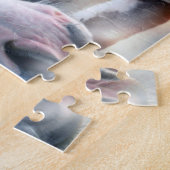 Weihnachtspferd und wunderschönes Eule Puzzle (Seite)