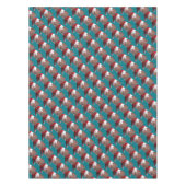 Weihnachtspferd Weihnachtsmannmütze Tischdecke (Vorderseite)