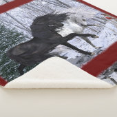 Weihnachtspferde 2022 - Farbe ändern Sherpadecke (3/4)