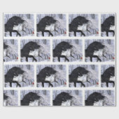 Weihnachtspferde 2022 geschenkpapier (Flach)