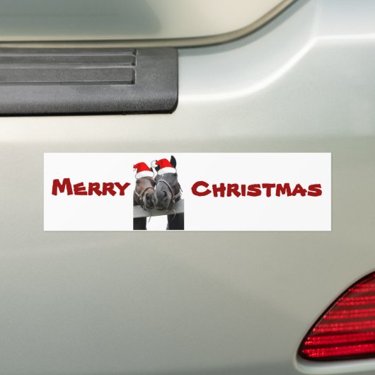 Weihnachtspferde Autoaufkleber (Auf Auto)
