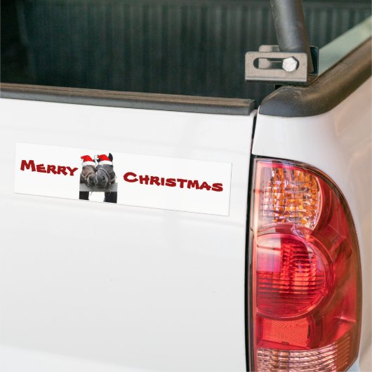 Weihnachtspferde Autoaufkleber (Auf Lkw)