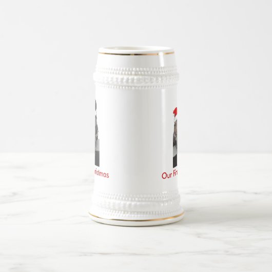 Weihnachtspferde Bierglas (Mittel)