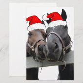 Weihnachtspferde Briefpapier (Vorne/Hinten)