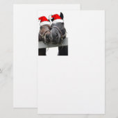 Weihnachtspferde Briefpapier (Vorne/Hinten)