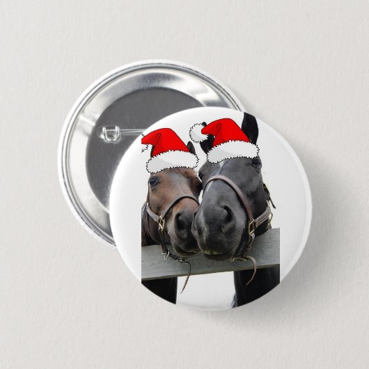 Weihnachtspferde Button (Vorne & Hinten)