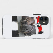 Weihnachtspferde Case-Mate iPhone Hülle (Rückseite (Horizontal))