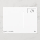 Weihnachtspferde Feiertagspostkarte (Rückseite)