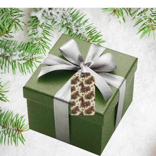 Weihnachtspferde Geschenkanhänger
