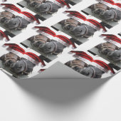 Weihnachtspferde Geschenkpapier (Ecke)