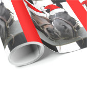 Weihnachtspferde Geschenkpapier (Rolleneckpunkt)
