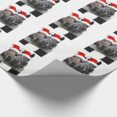 Weihnachtspferde Geschenkpapier (Ecke)