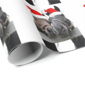 Weihnachtspferde Geschenkpapier (Rolleneckpunkt)