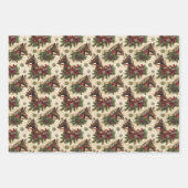 Weihnachtspferde Geschenkpapier Set (Vorderseite 3)
