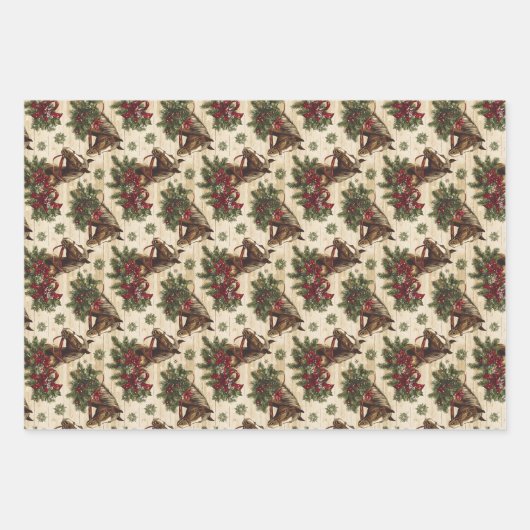 Weihnachtspferde Geschenkpapier Set (Vorderseite 2)